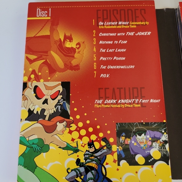 Batman The Animated Series Volume 1 DVD 4 Disc Set TV Show - Picture 2 of 10